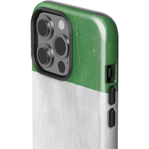 Italy Flag Distressed iPhone 14 Pro Impact Case